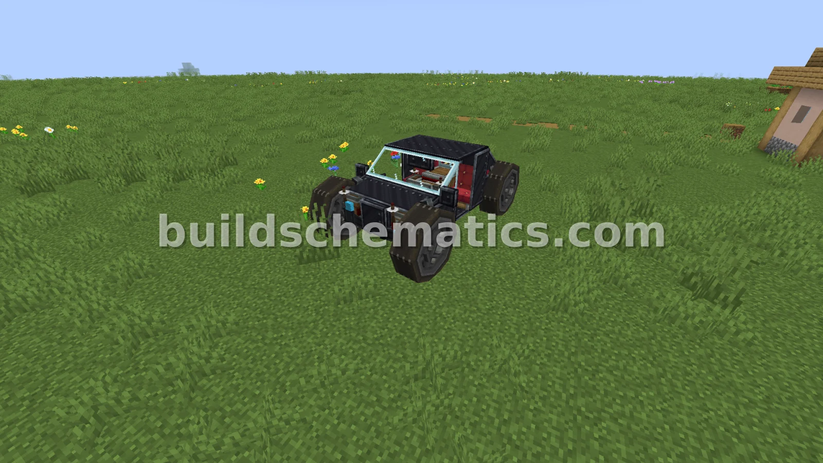 Simple Black Car Design