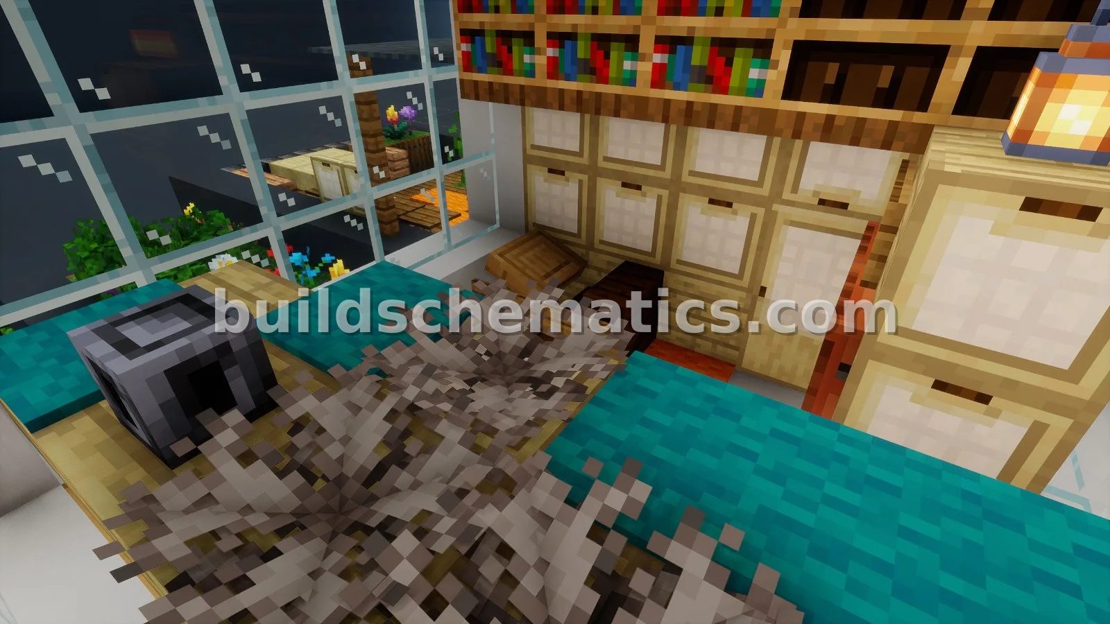 Modern House Schematic for Minecraft — view 2