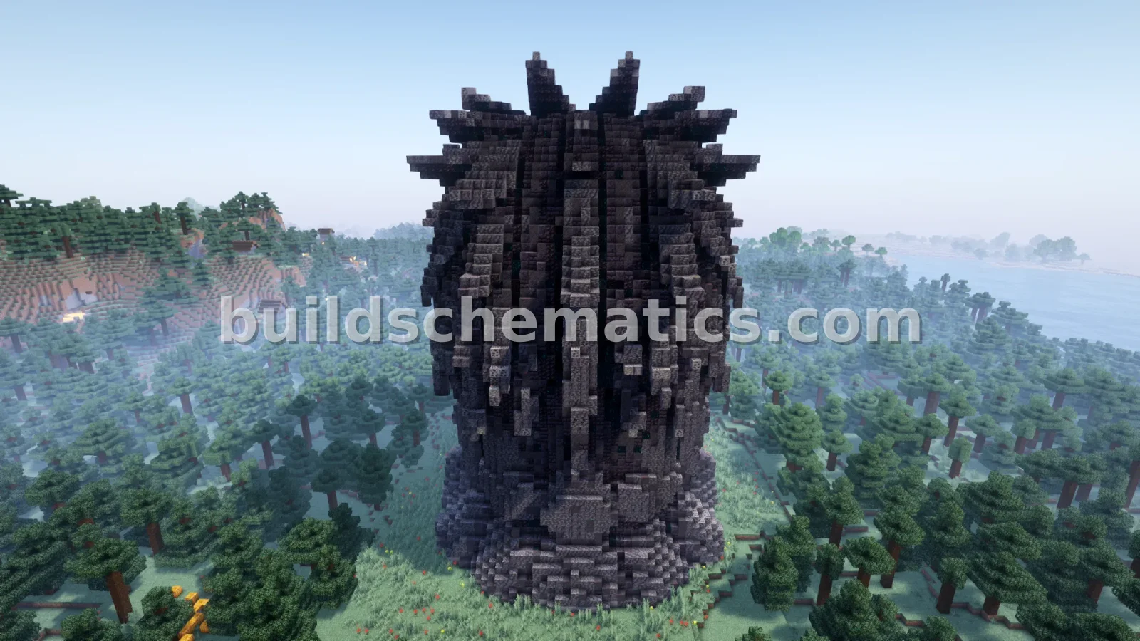 Raven Head Nether Portal Statue Build — view 4