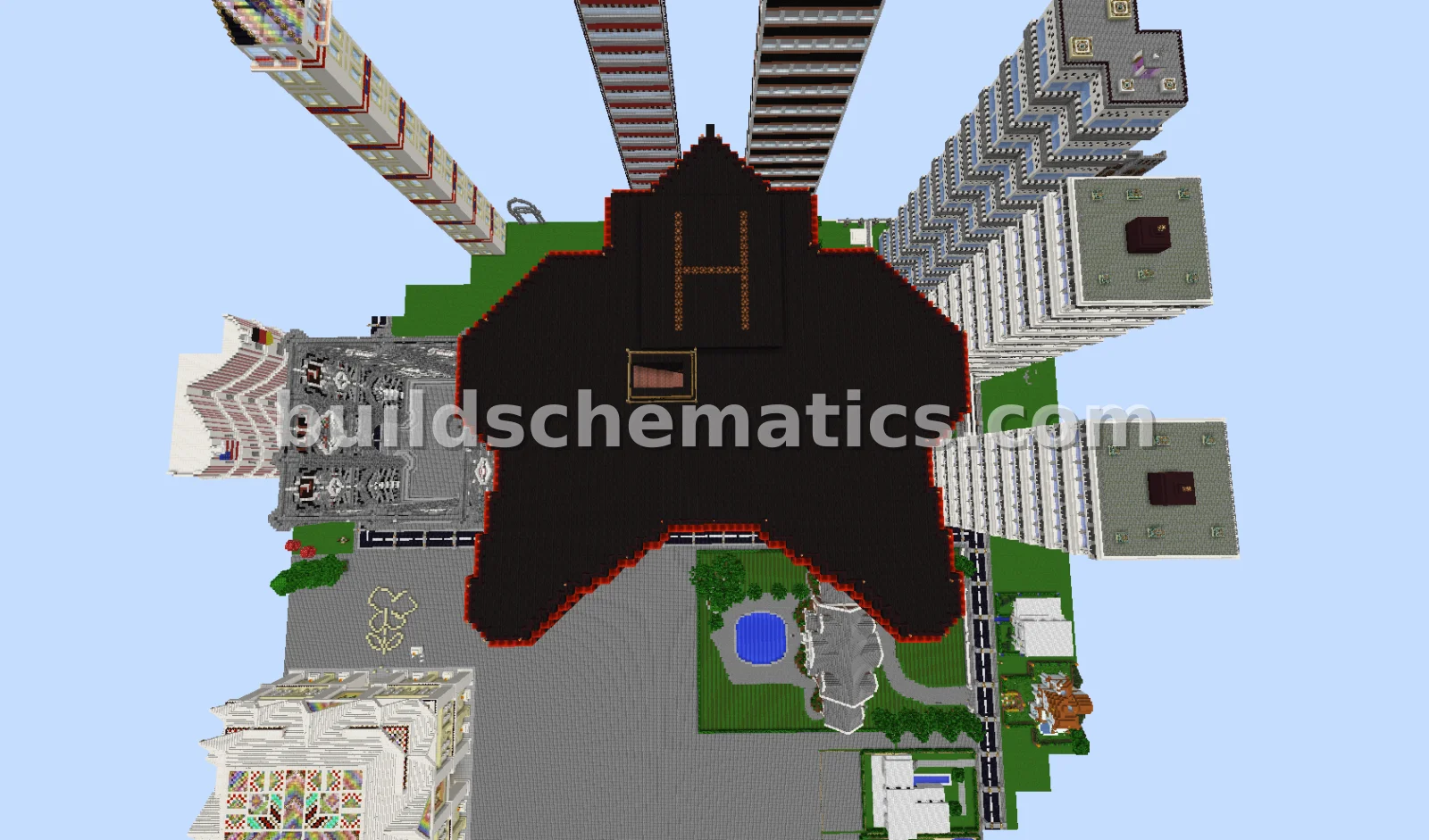 Redstone Tower Structure — view 2