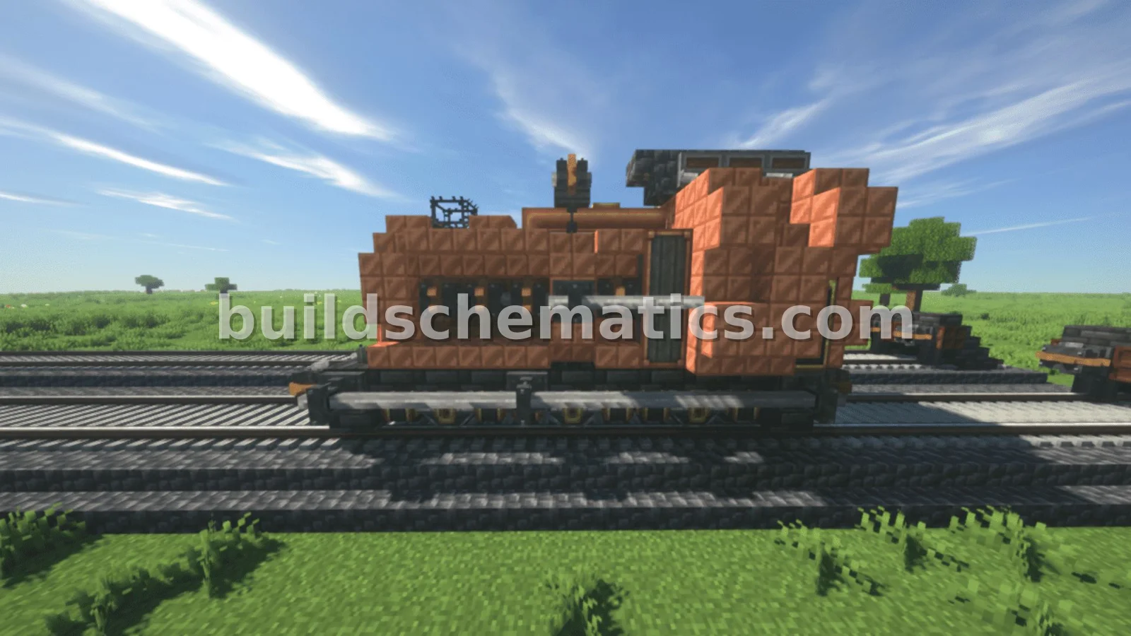 Classic Copper Diesel Shunter Locomotive — view 2