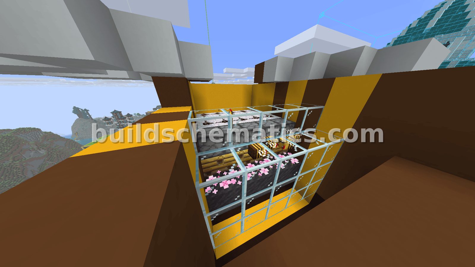Giant Bee Statue With Automatic Honeycomb Farm — view 5