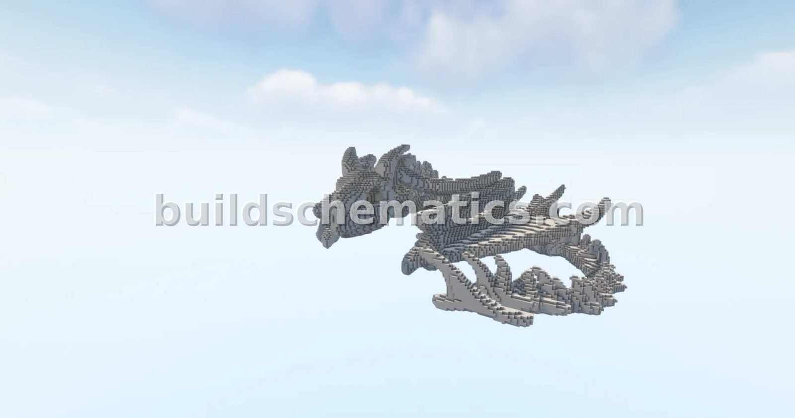 Dragon Skeletons Statue — view 3