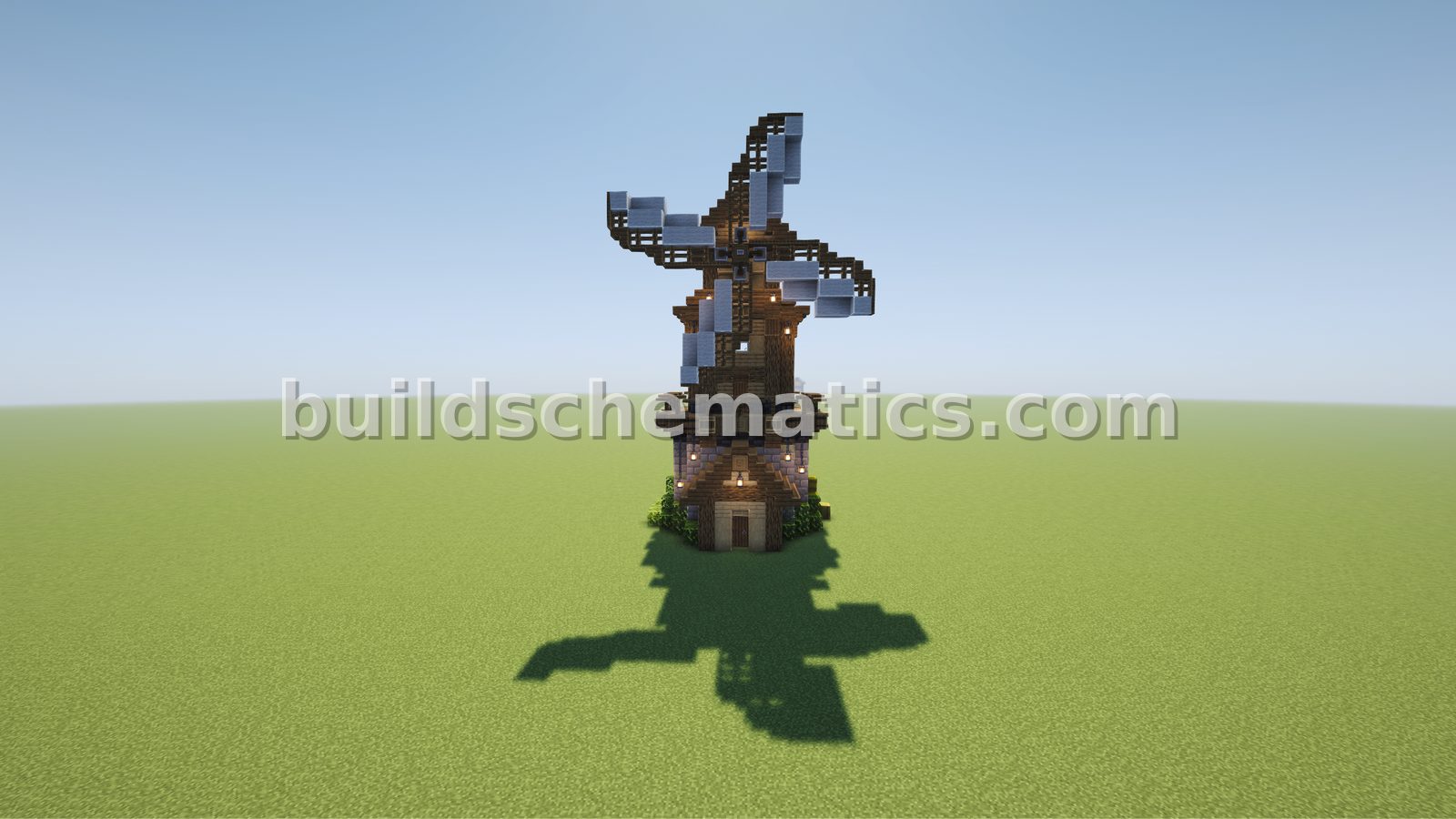 Rustic Medieval Windmill Farm Structure