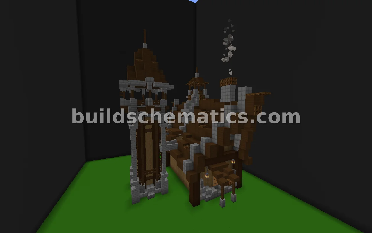 Village Cartography Building Unfurnished