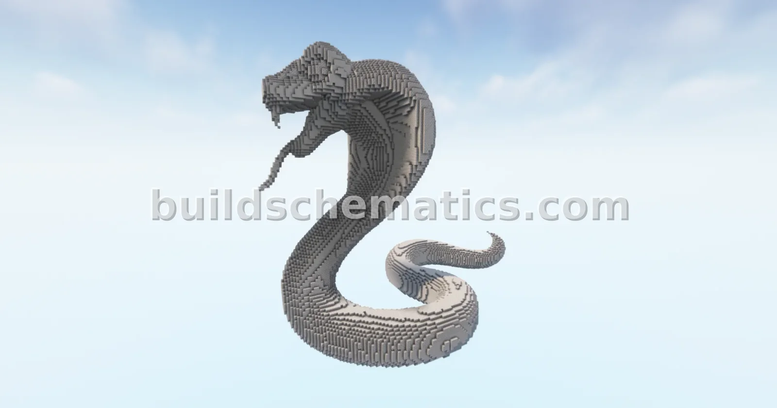 Brown Snake Statue Build — view 2