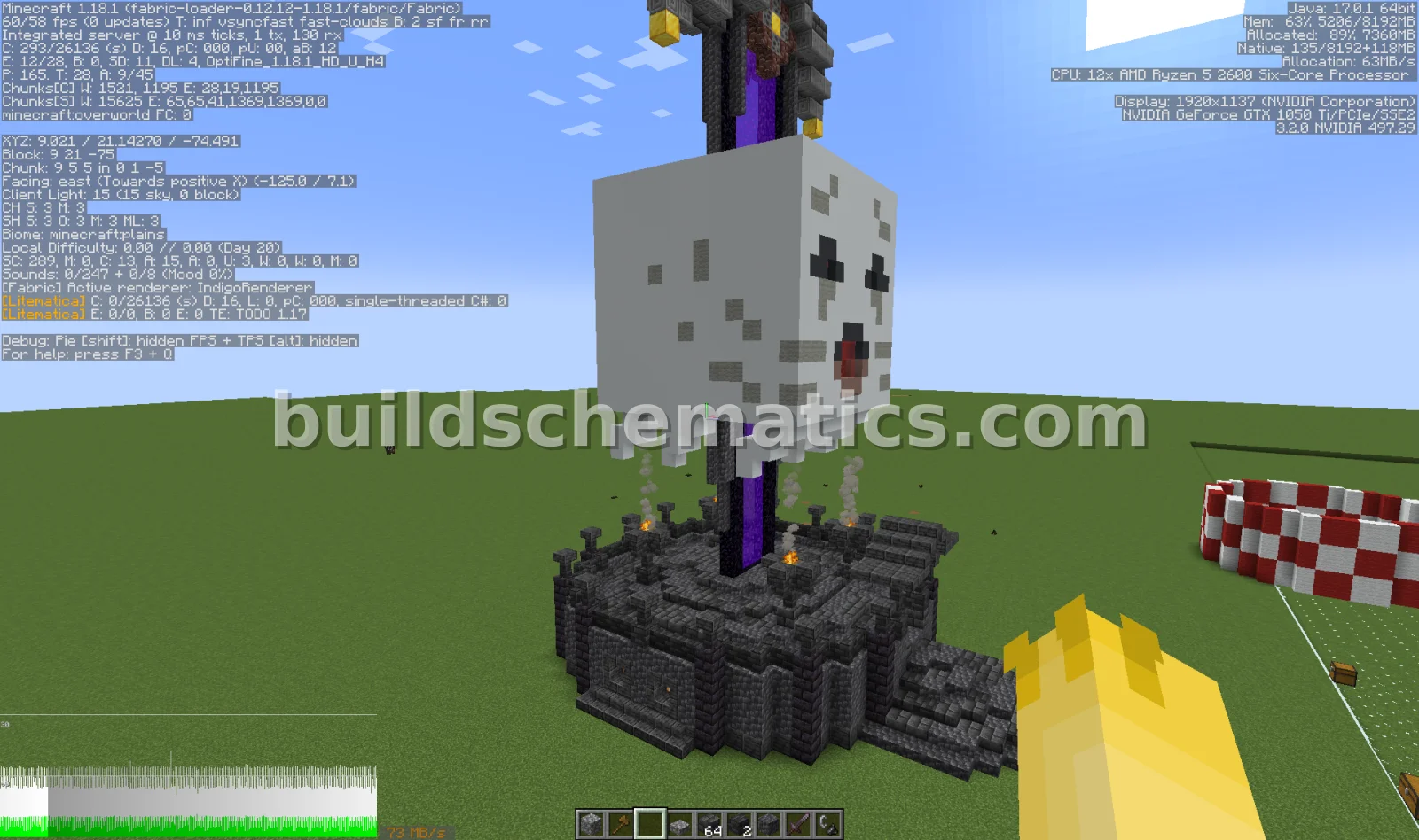 Nether Portal Sword Build — view 2
