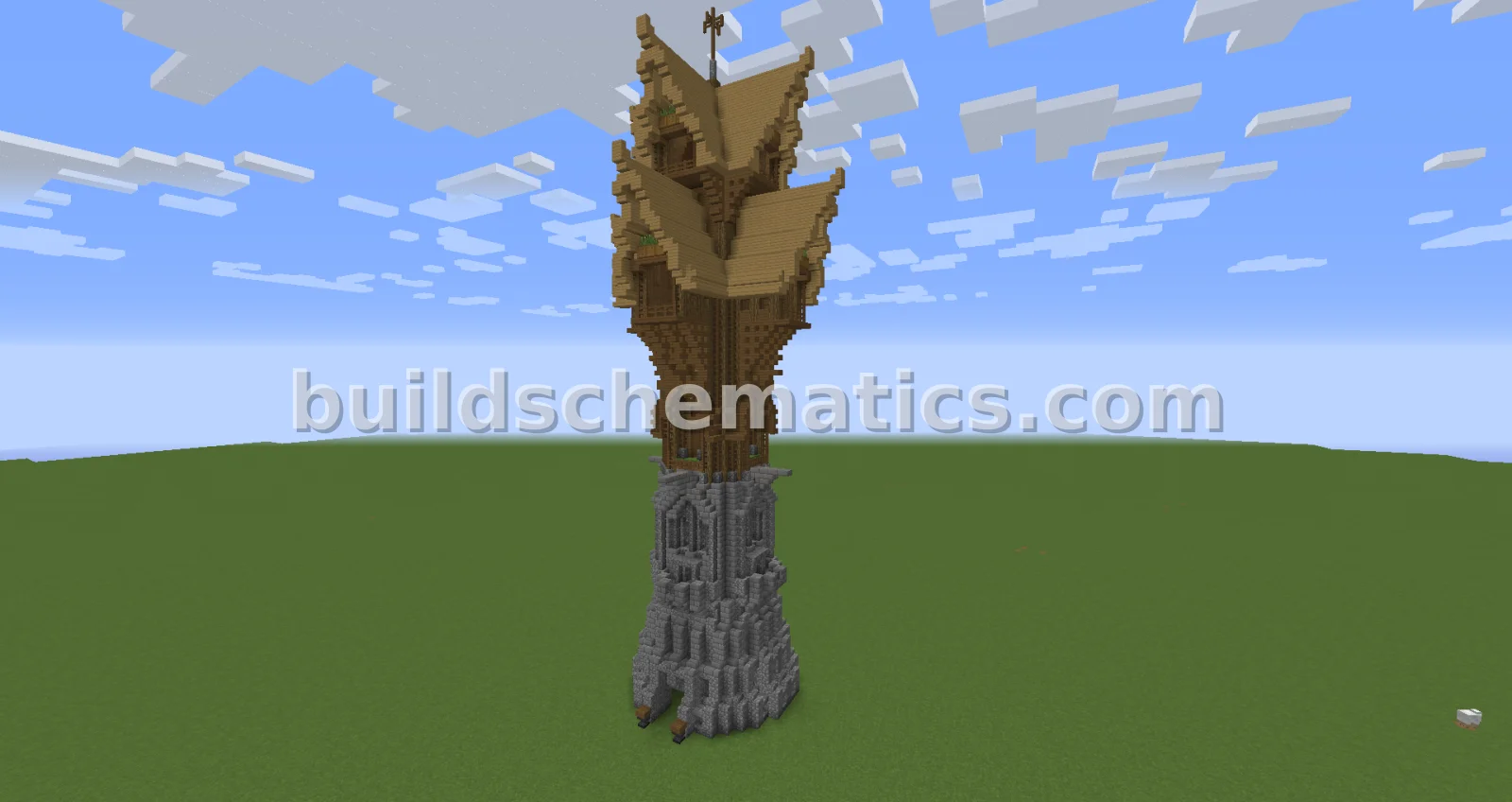 Fantasy Wizard Tower Structure