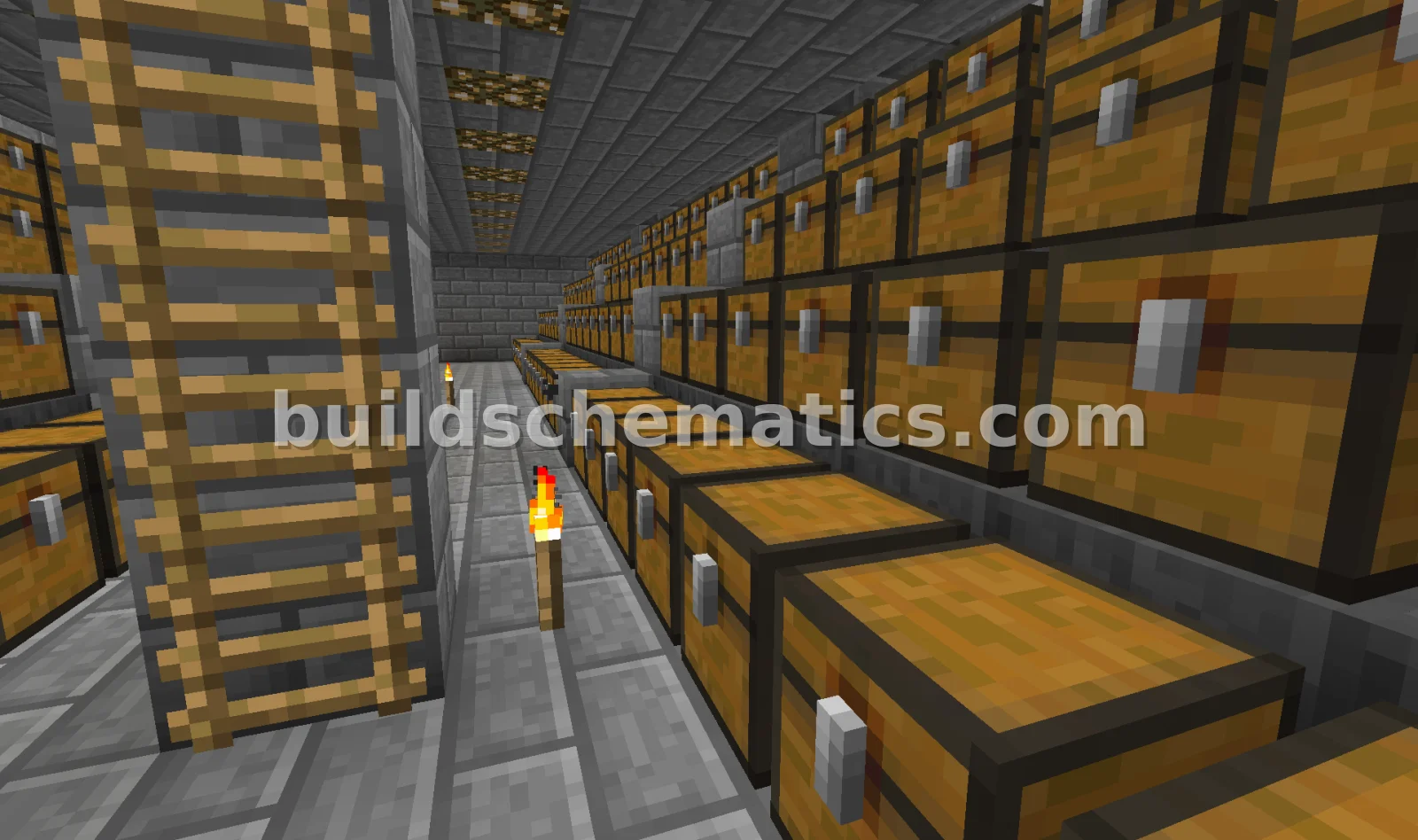 Semi-Automatic Crop Farm With Redstone Piston Harvester — view 3