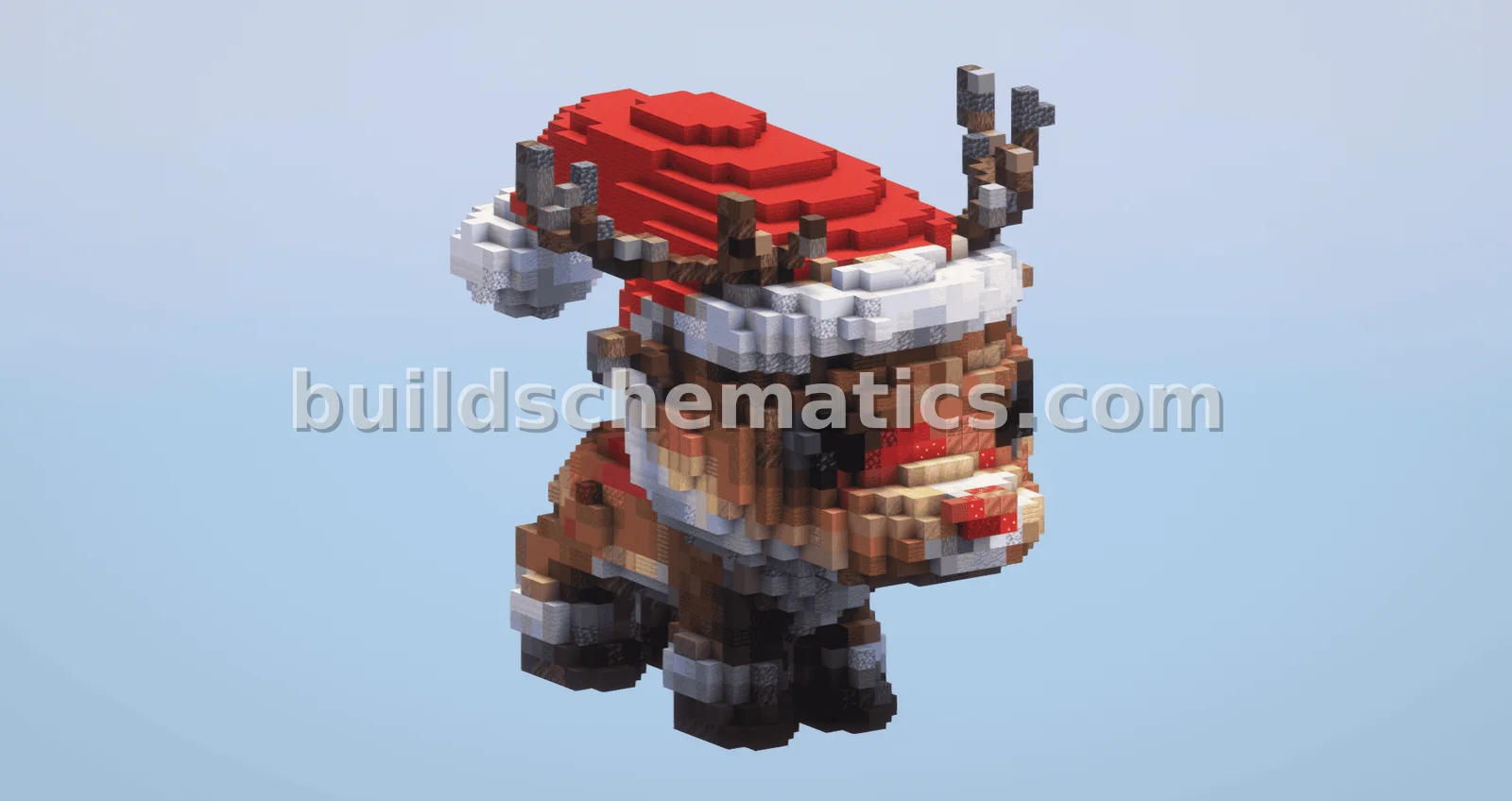 Little Christmas Reindeer Statue