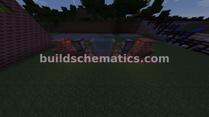 Small Redstone Slide Door — view 2