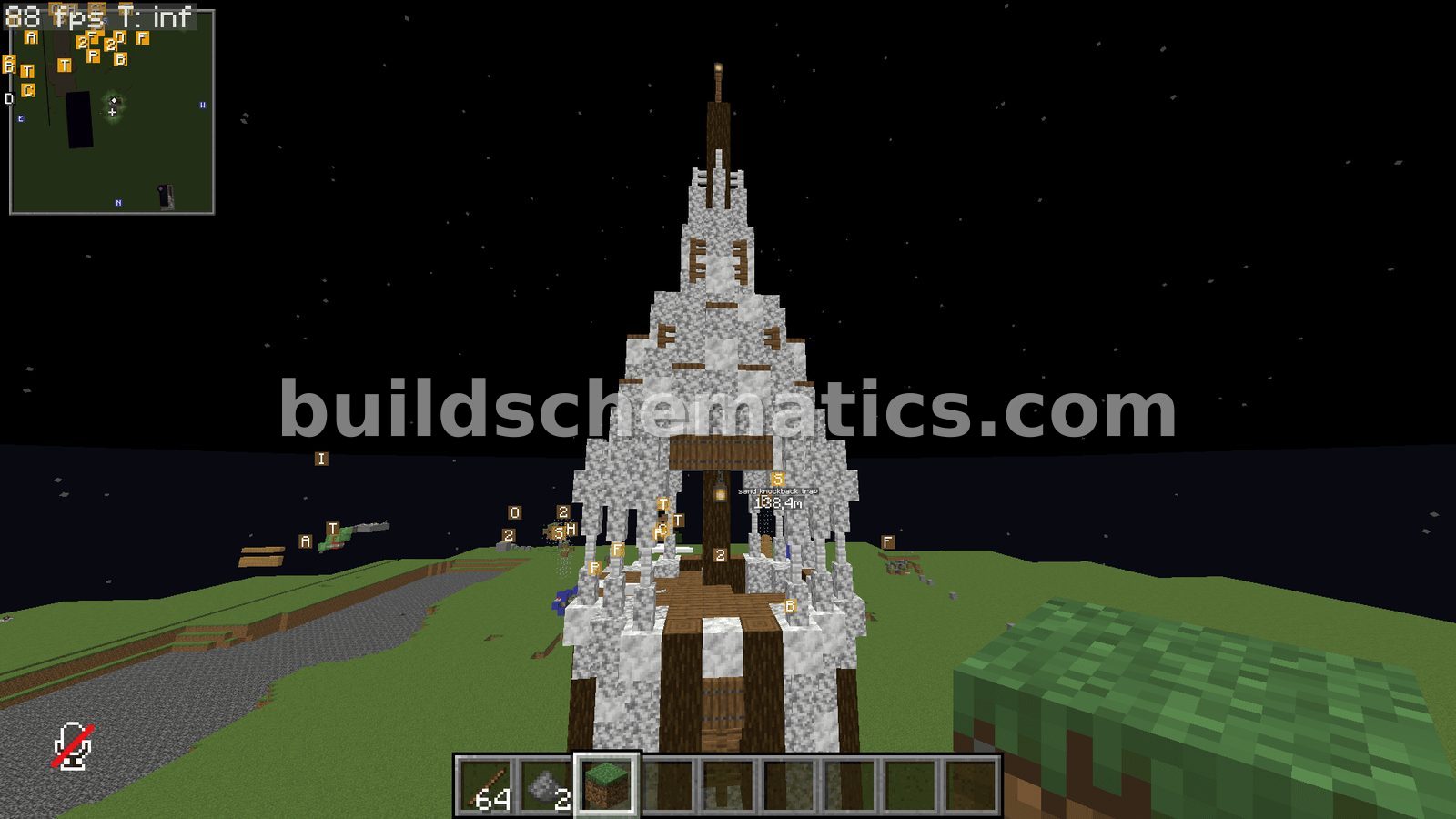 Mountain Base with Lookout Tower — view 4