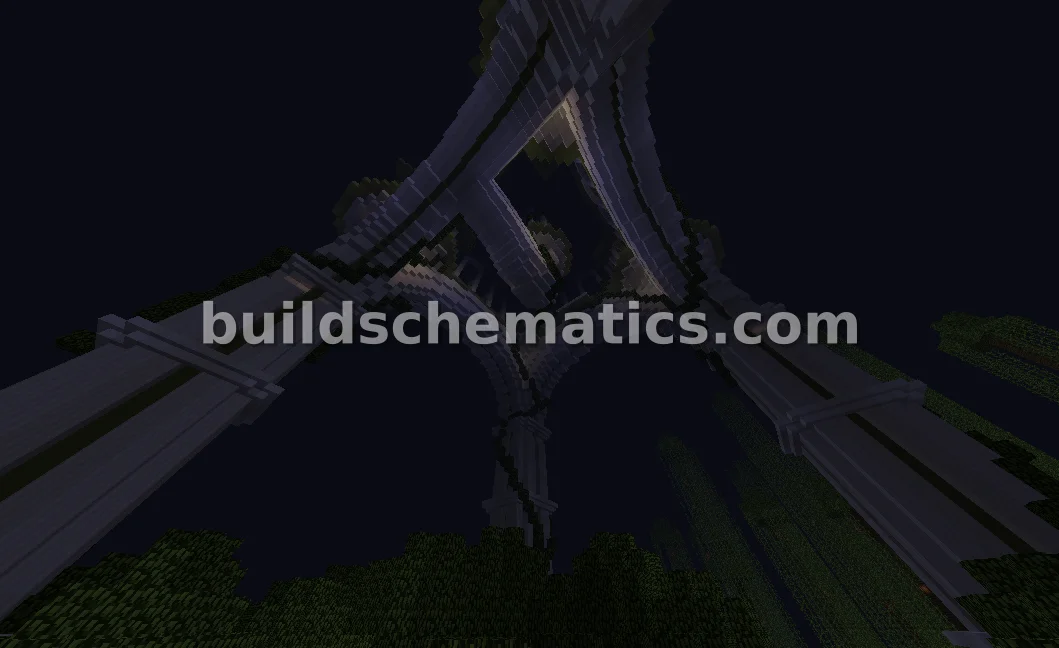 Ancient Green Temple Structure — view 3
