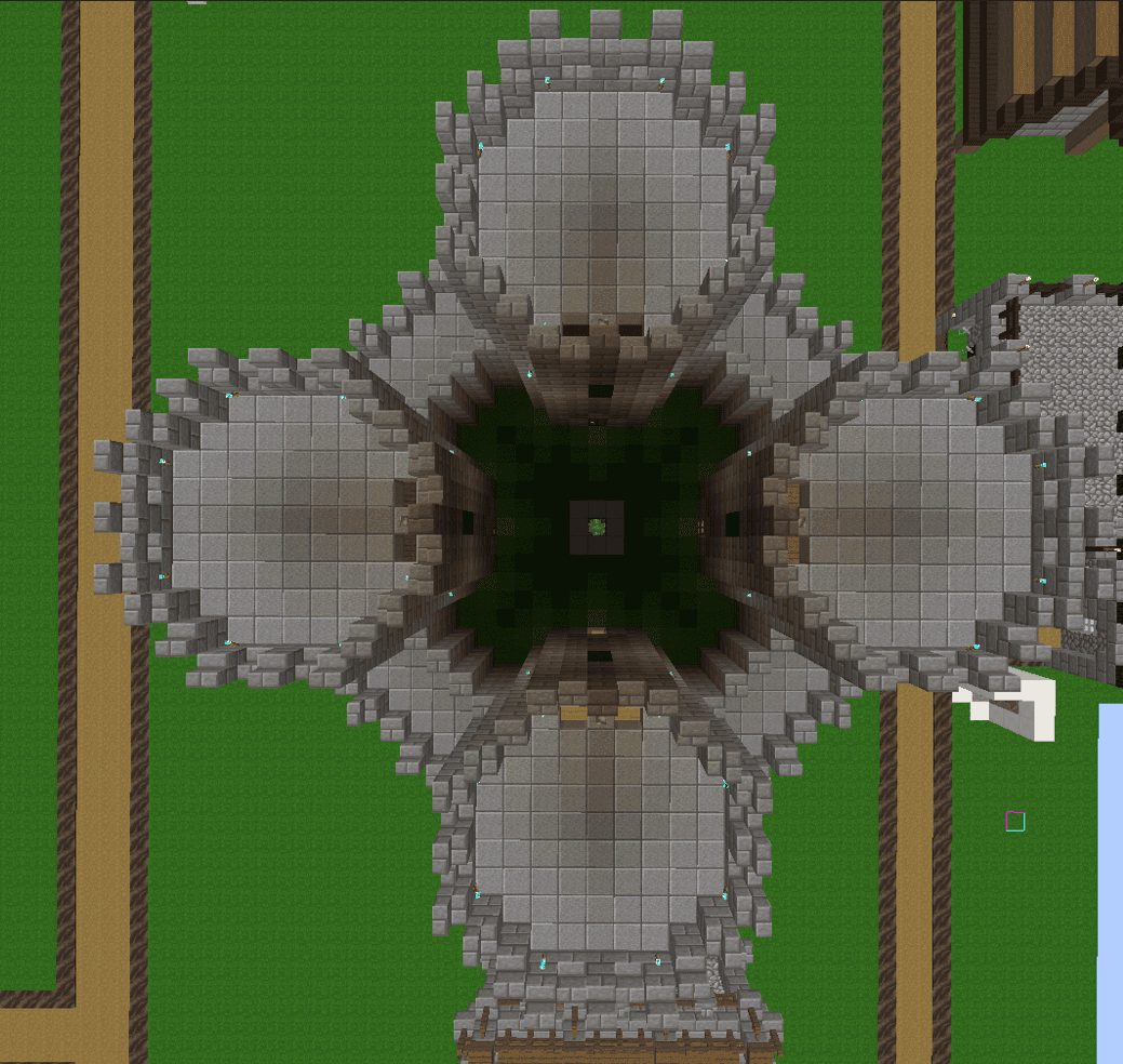 Dark Four-Way Castle