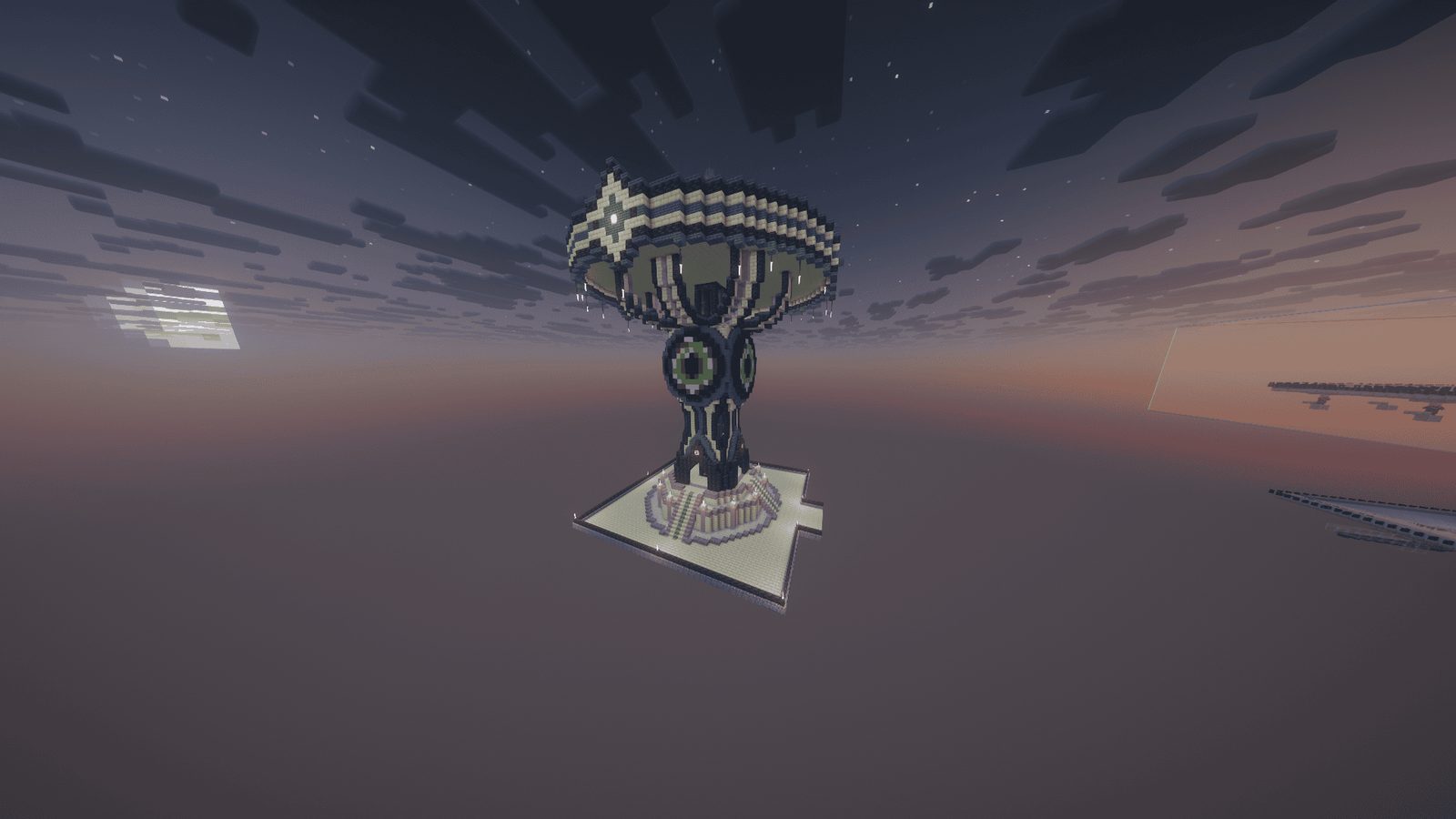 Enderman Farm with Custom End Portal Decoration