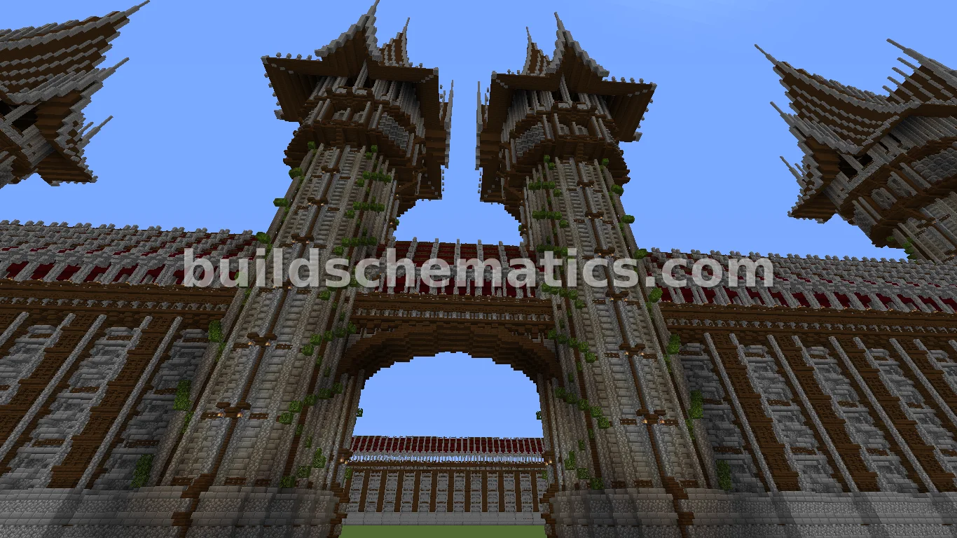 Medieval Castle Walls and Towers — view 3