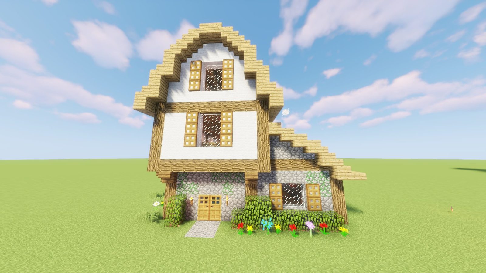 Classic Minecraft Rural Home