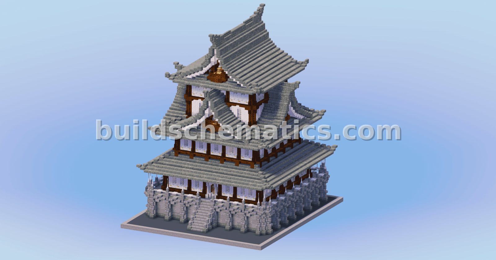 Japanese Tuff Bricks Castle
