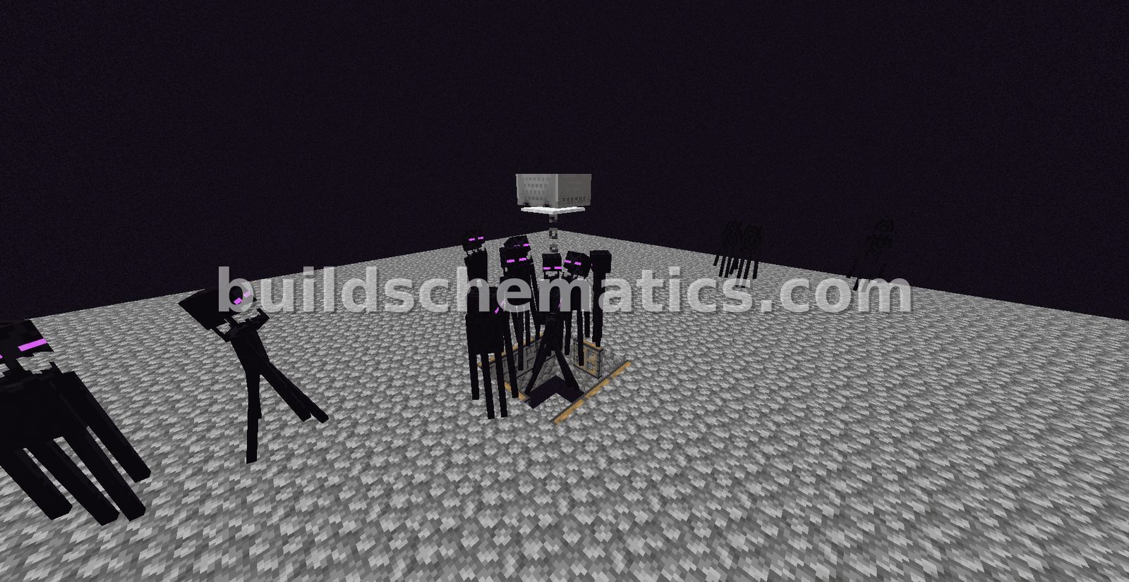 Enderman Farm For XP And Pearls — view 2