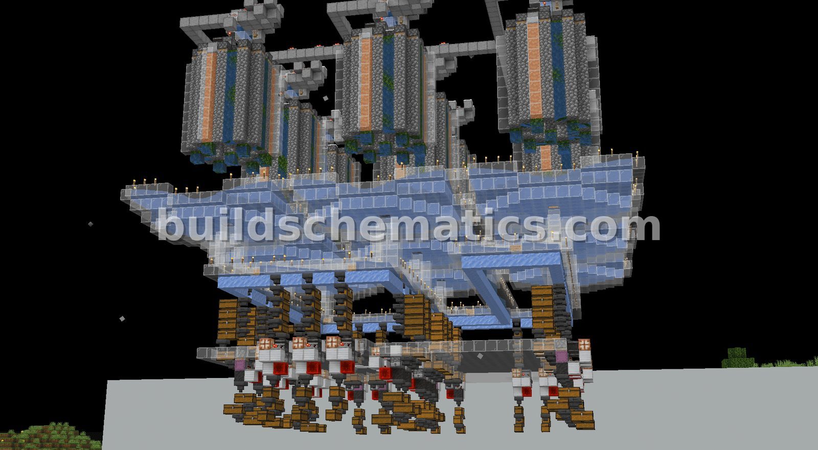 Stone Farm With Shulker Loader — view 3