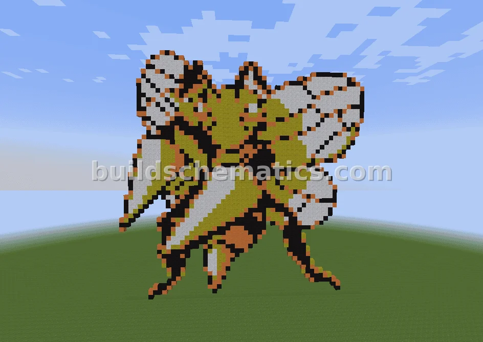Beedrill Pokemon Pixel Art