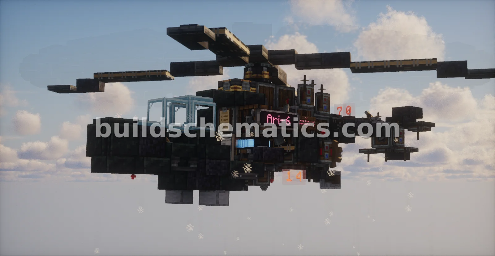 Simple Helicopter Vehicle Schematic