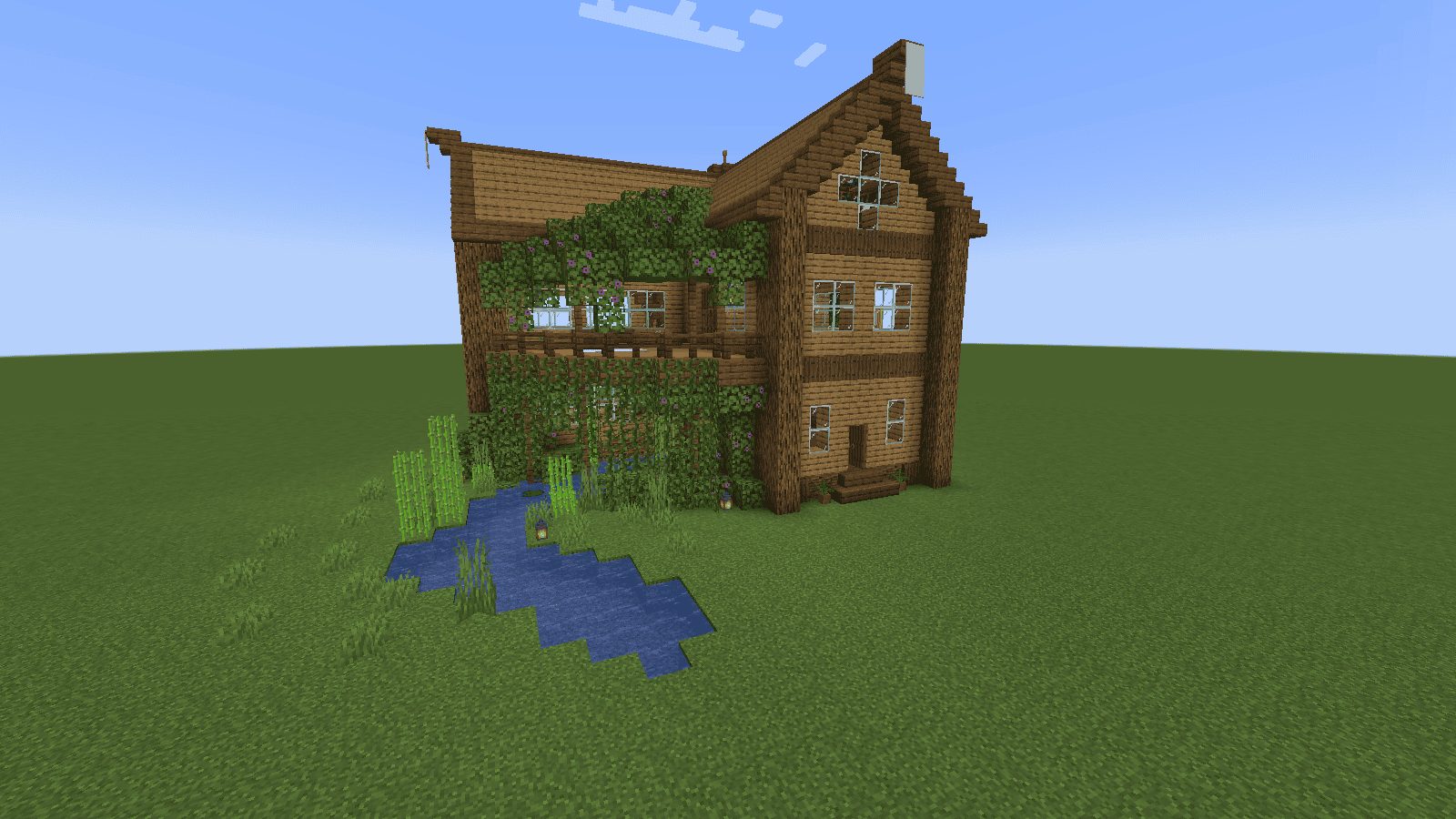 Survival Oak and Spruce Cottage