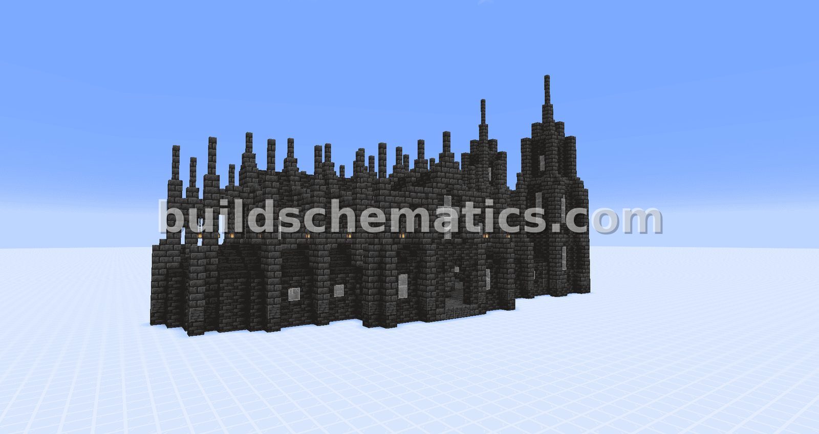 Medieval Gothic Cathedral — view 2