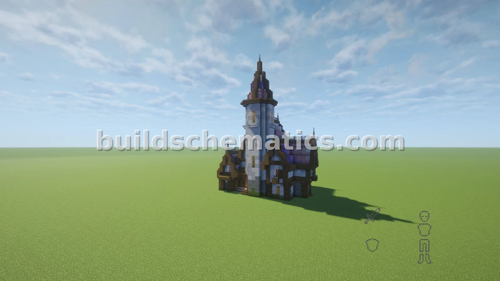 Medieval Fantasy Tower House — view 2