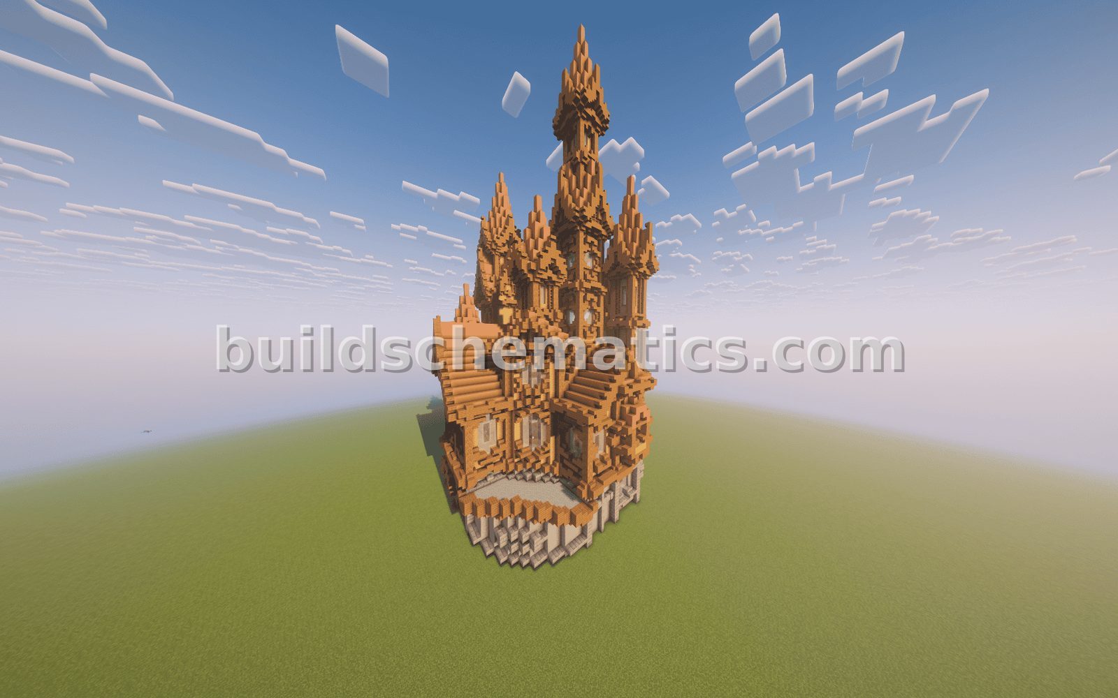 Medium Fantasy Medieval Castle — view 2
