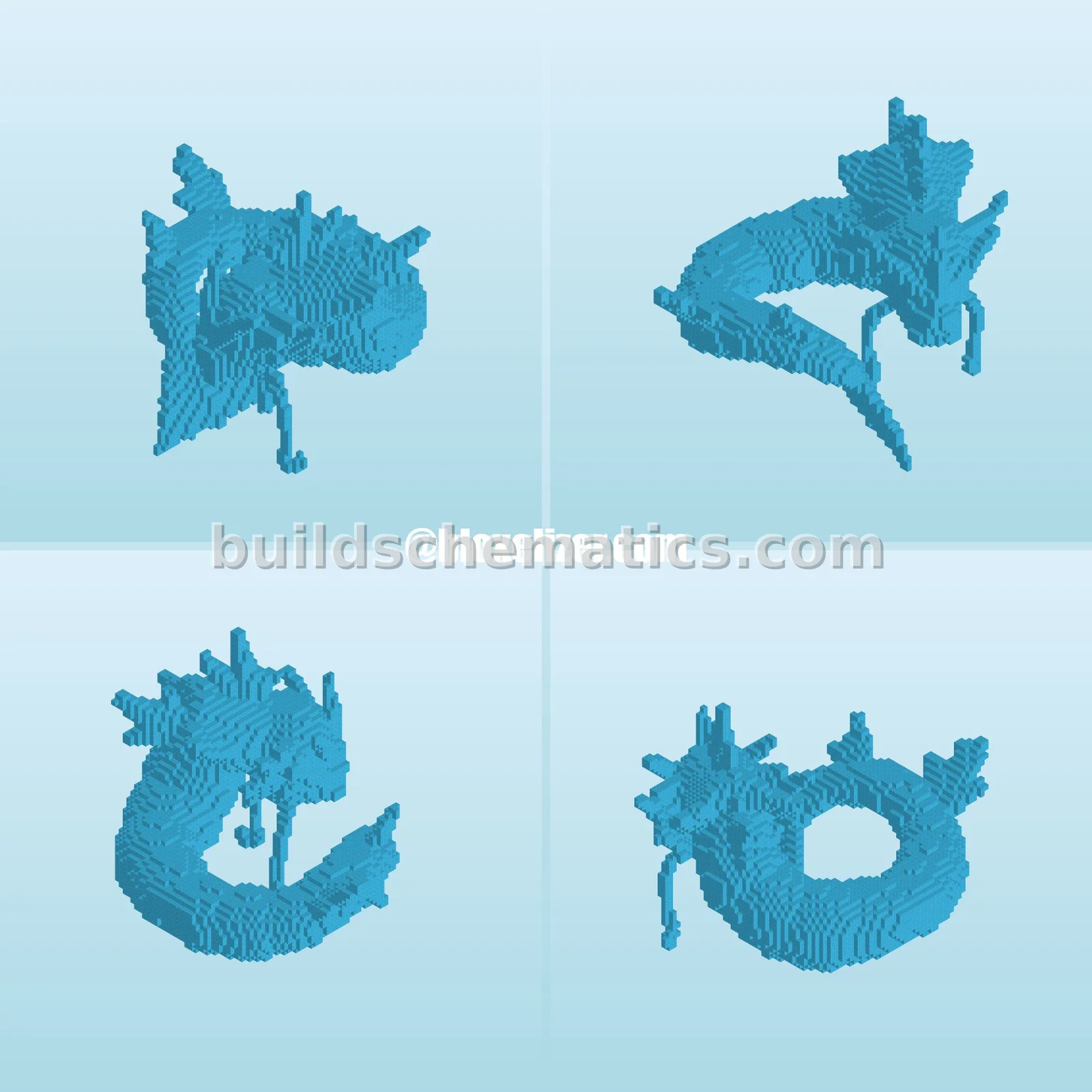 Gyarados - Minecraft Dragon Build