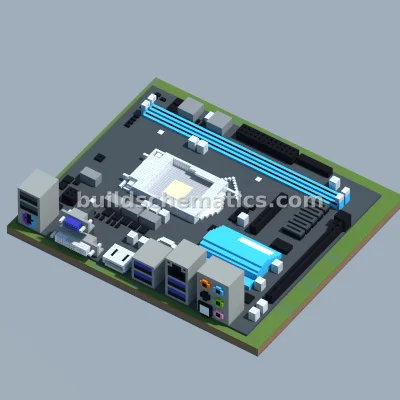 ASRock H97M-ITX/ac Motherboard Replica