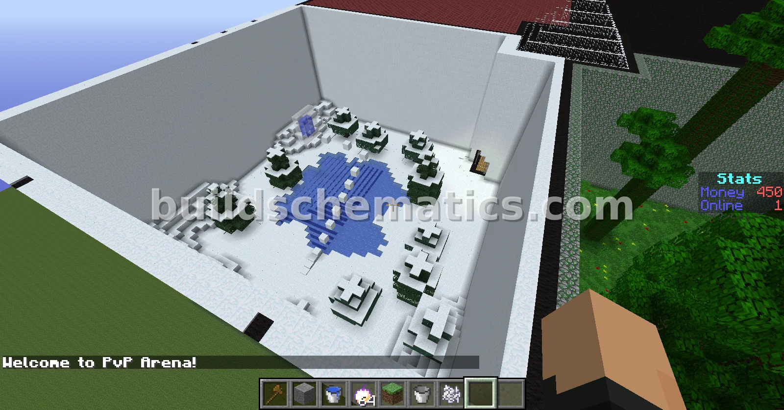 PvP Arena With Four Distinct Biomes — view 2