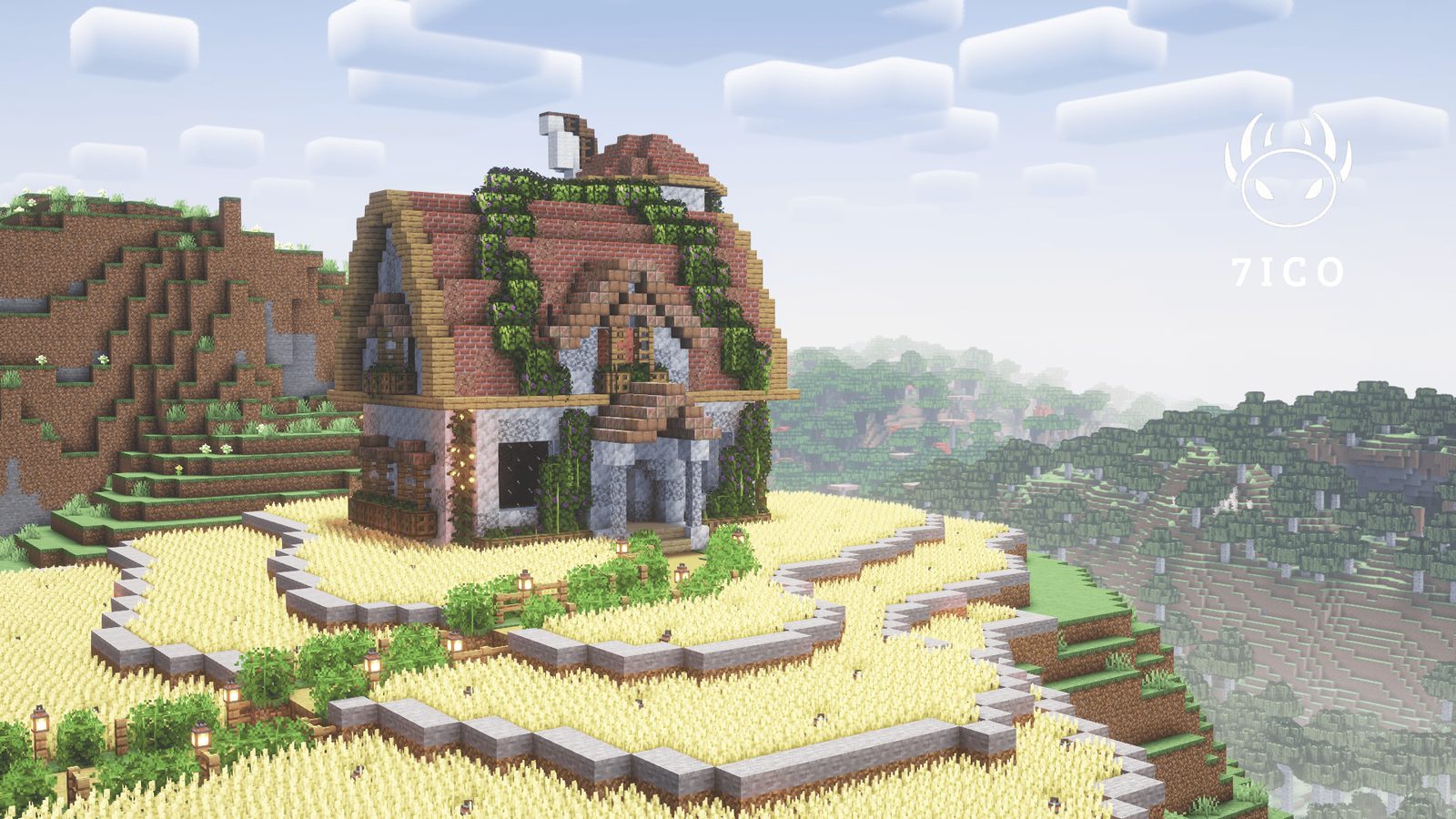 Rustic Hillside Mill House