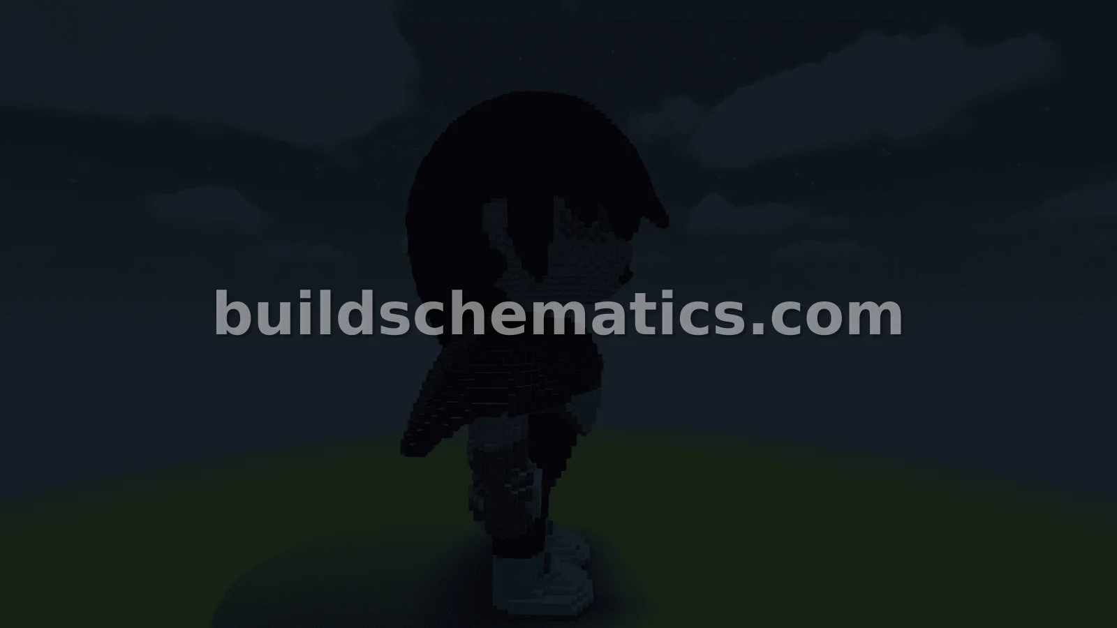 Kris Deltarune Statue — view 2