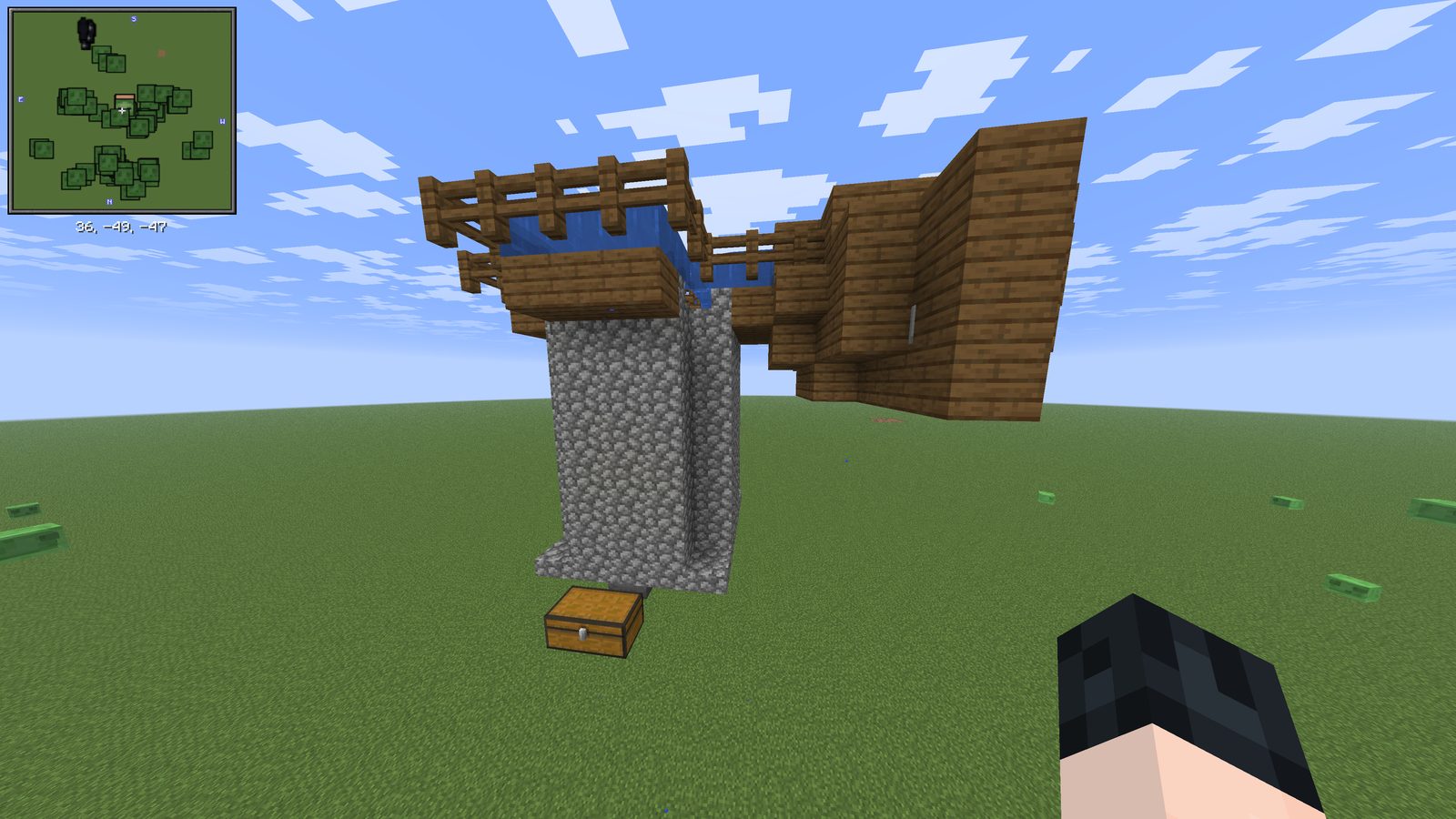 Compact Early Game Iron Farm