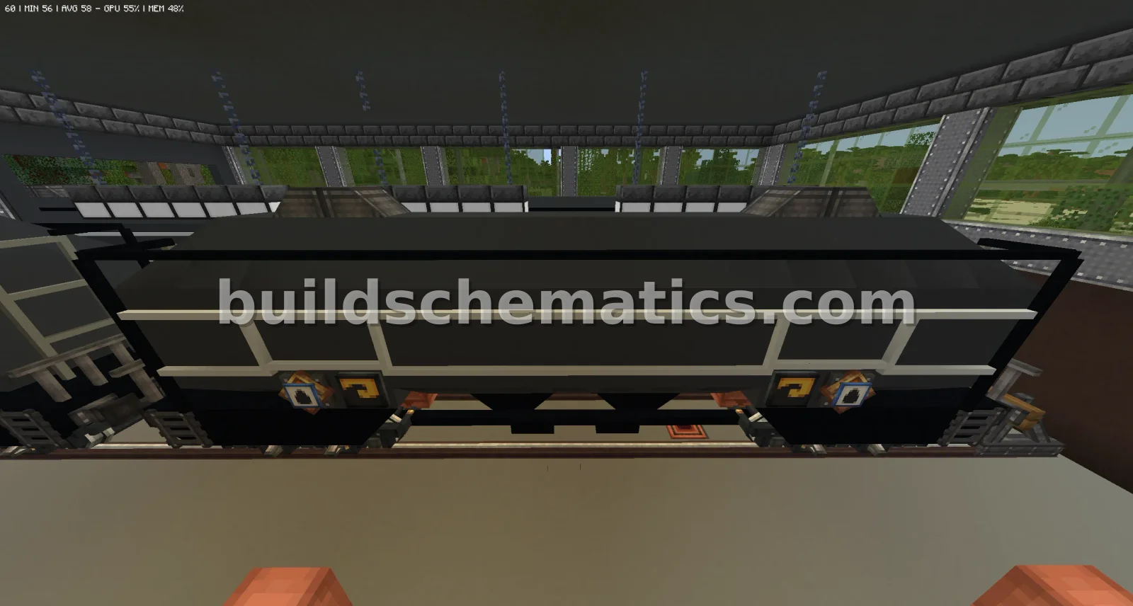 Fluid Transport Wagon with Interfaces — view 2