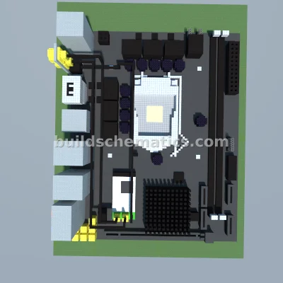 Computer Motherboard Model — view 3