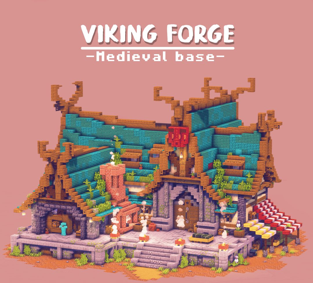Cozy Viking House With Interior