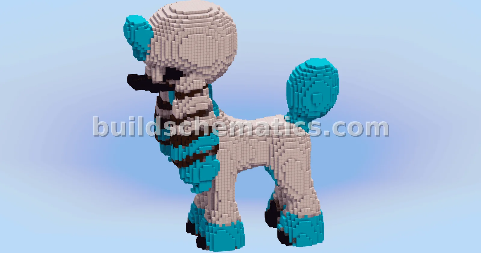 Furfrou La Reine Pokemon Statue