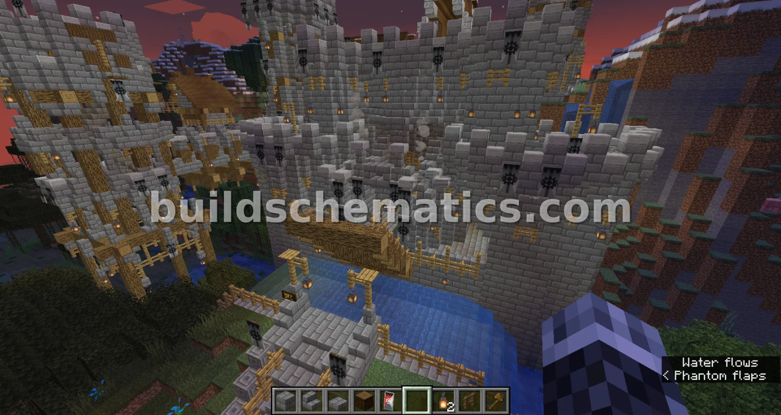 Castle Gate With Working Drawbridge