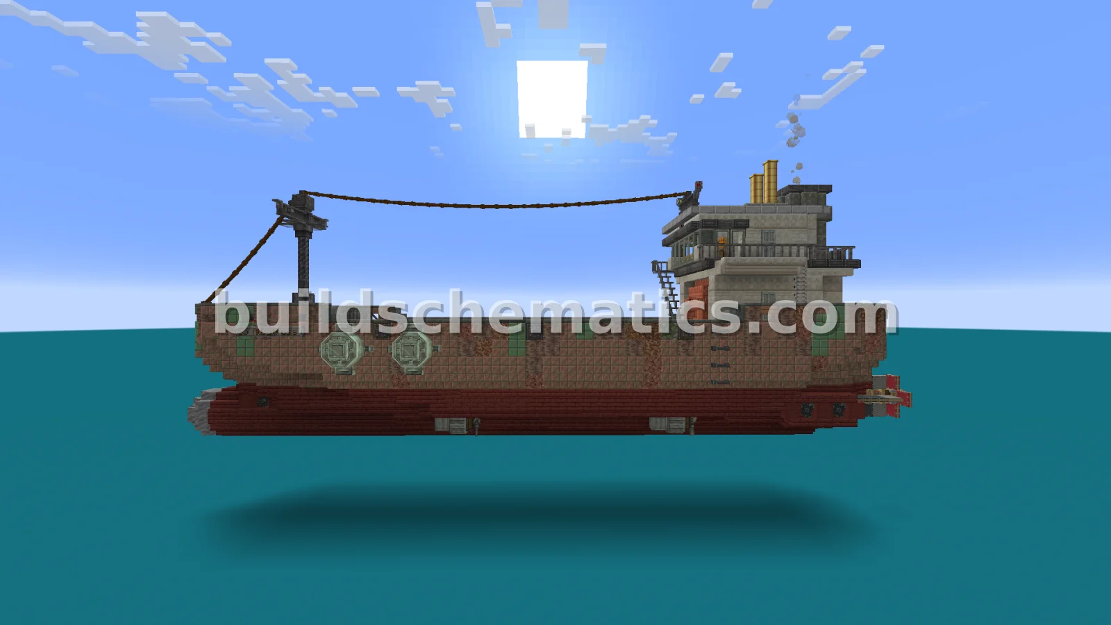Cargo Ship Albatross Medium Vessel — view 3