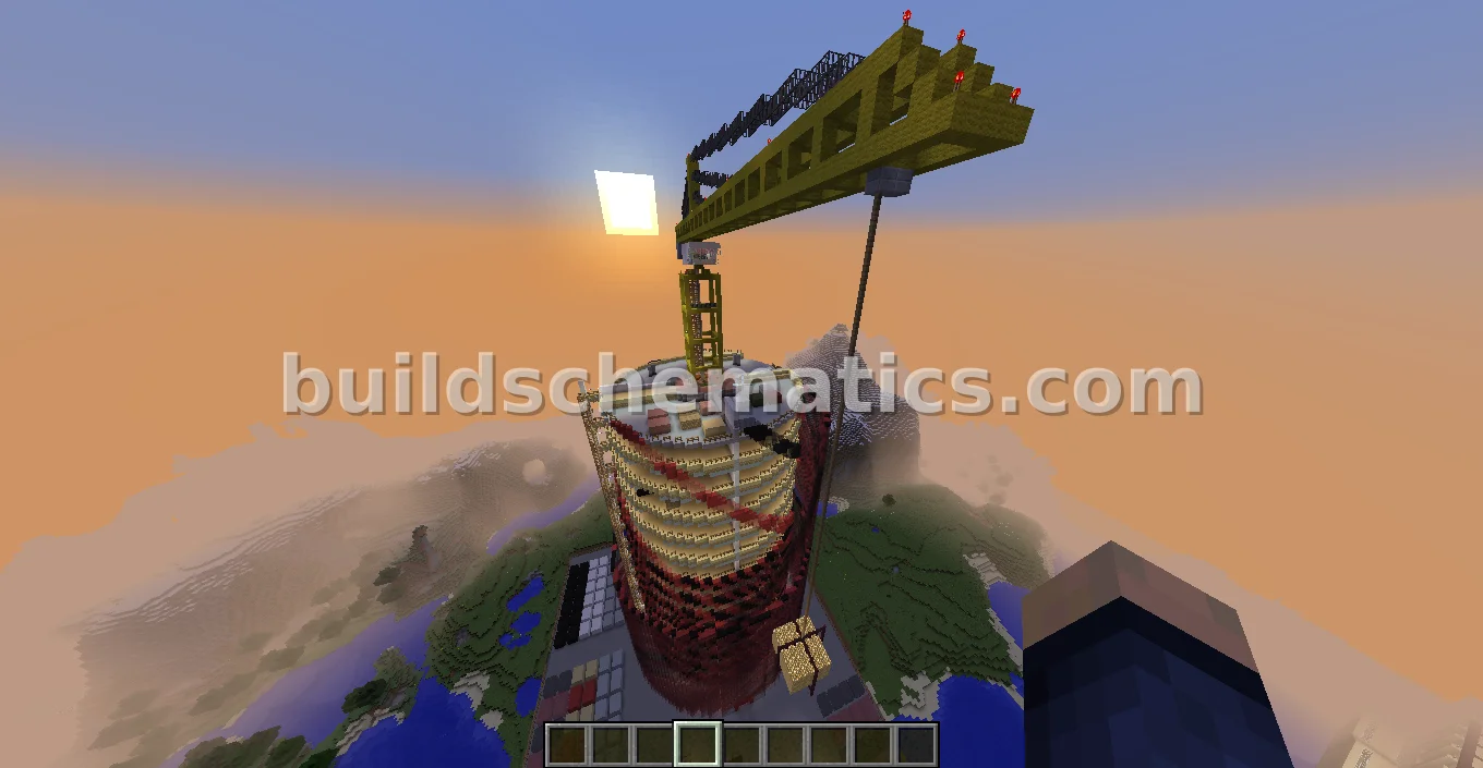 Modern Skyscraper Construction Site — view 3