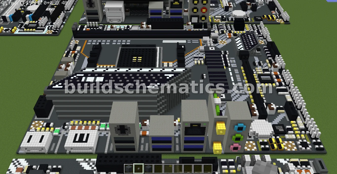 MSI A520M Motherboard Voxel Art — view 3