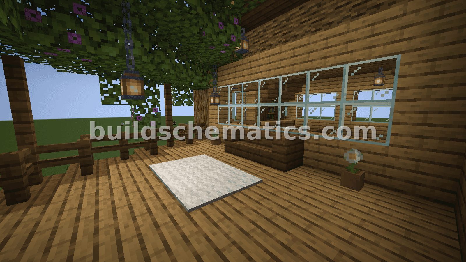 Survival Oak and Spruce Cottage — view 3
