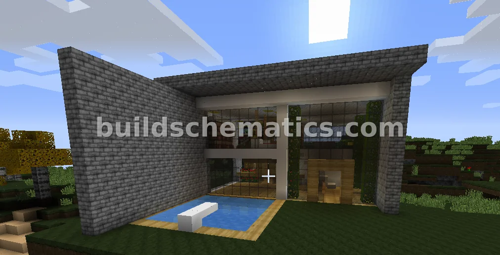 Modern Stonebrick Home — view 3