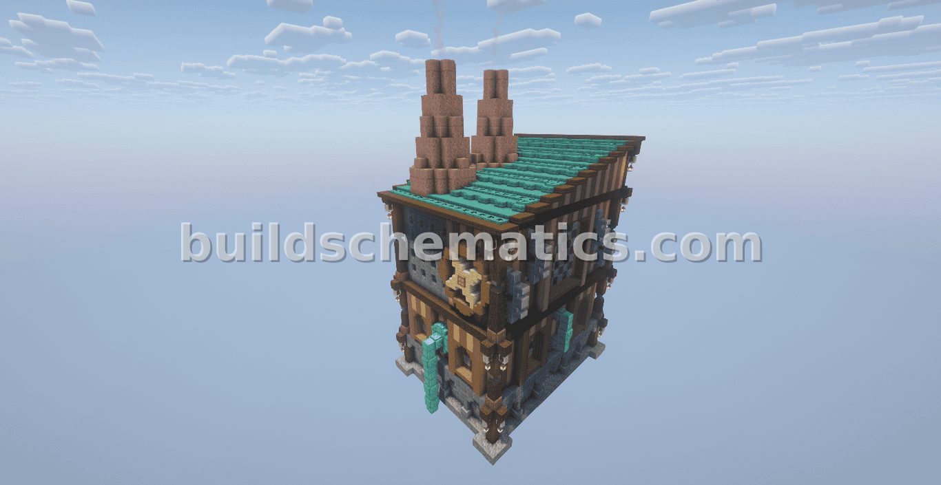 Steampunk Wood Farm Structure — view 2