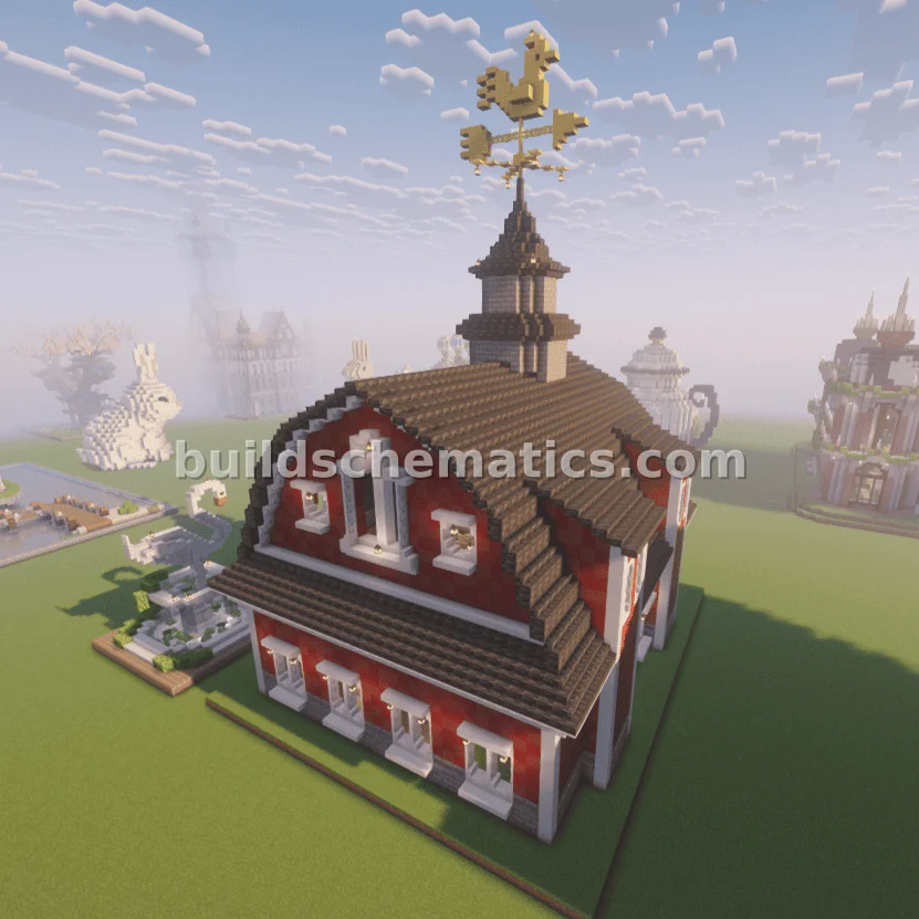 Large Farm Barn With Sniffer Flower Collection