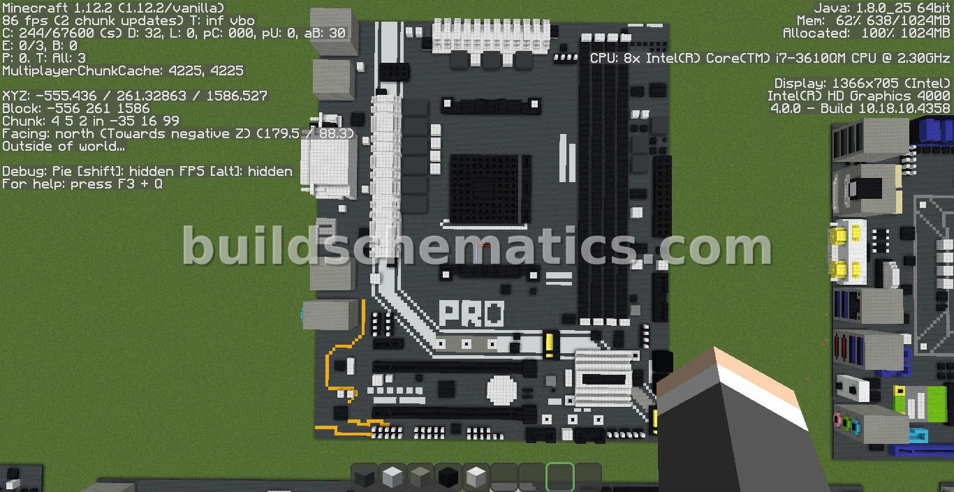 ASRock AB350M Pro4 Motherboard Pixel Art — view 3