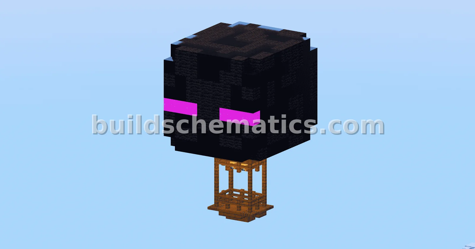 Enderman Hot Air Balloon Airship